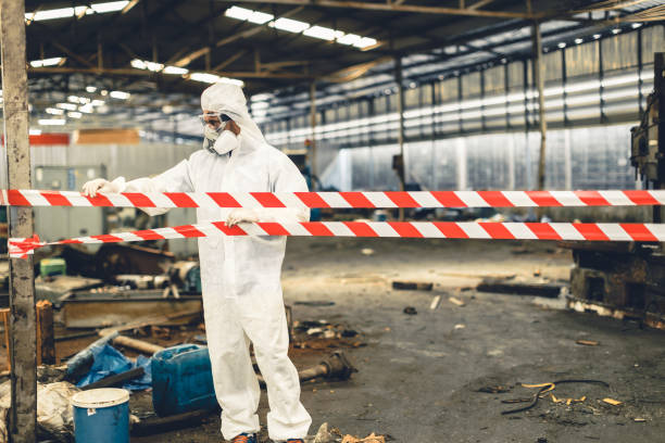 Professional Crime Scene Cleanup technician working in Olney, MD